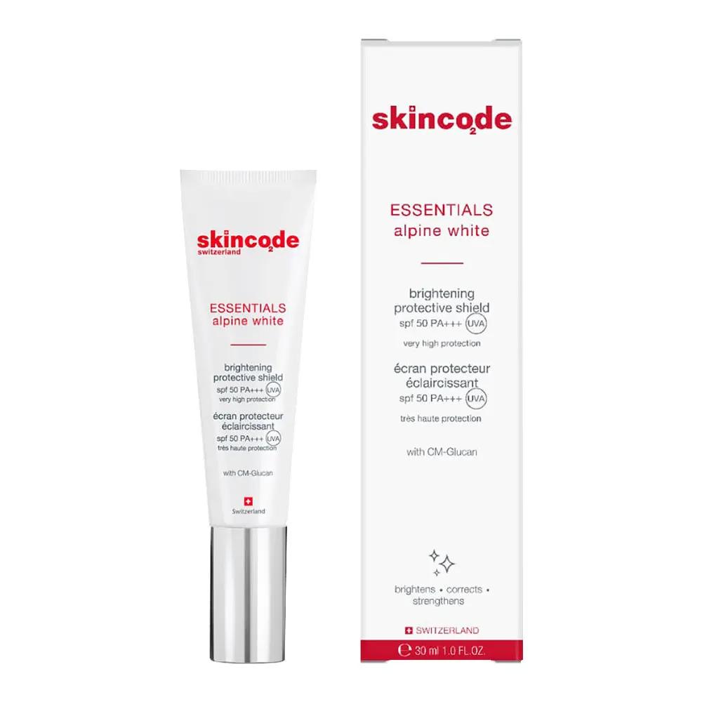 لوسیون ضدآفتاب روشن کننده SPF50 اسکین کد