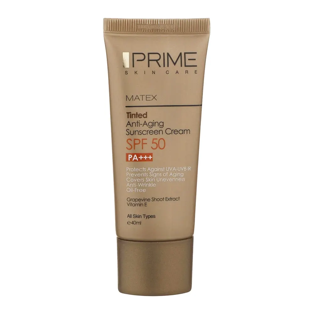 کرم ضد آفتاب جوان کننده SPF50 (رنگی)