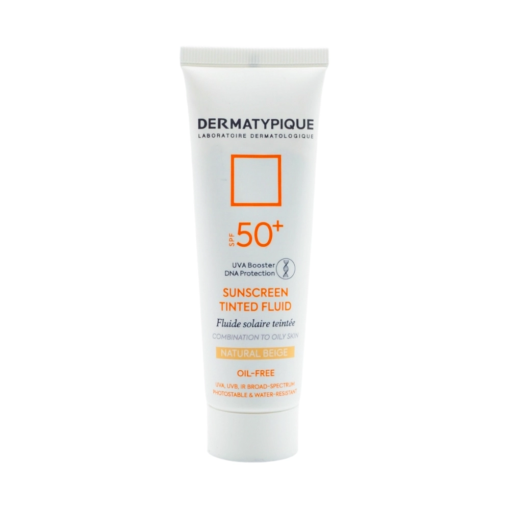 کرم ضد آفتاب رنگی درماتیپیک SPF50 مناسب پوست چرب و مختلط