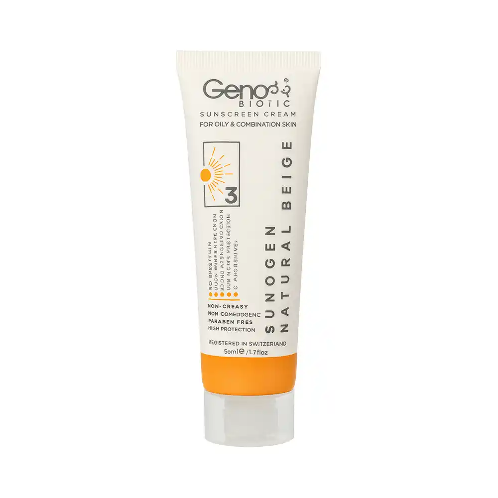 کرم ضد آفتاب پوست چرب SPF50 ژنوبایوتیک